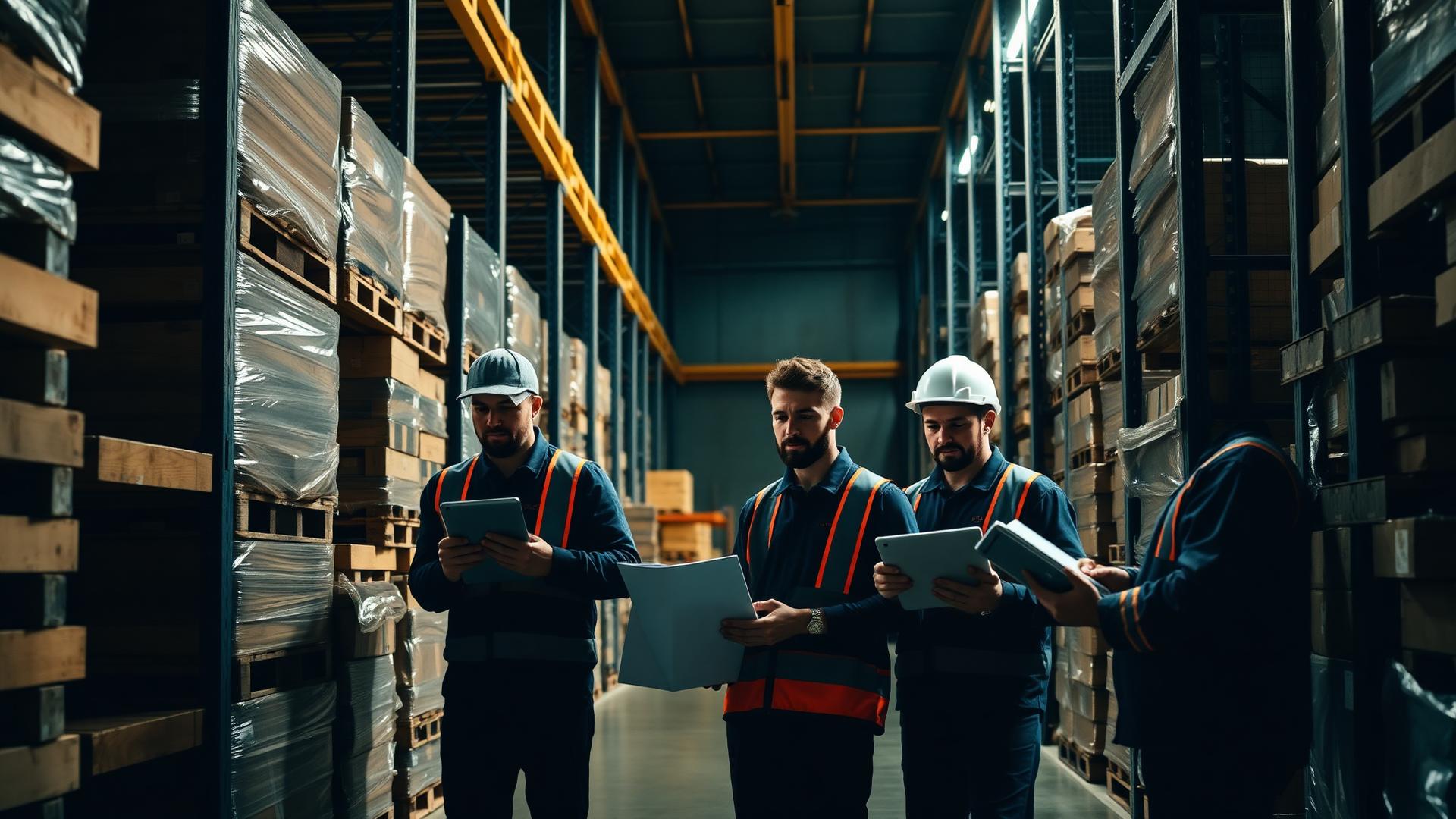 Ktlog logistics team in a warehouse